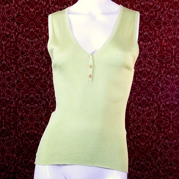 EXPRESS Knit sleeveless top L 💥 - Picture 1 of 10